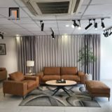  Bộ ghế sofa phòng khách sang trọng KT146 Mondazie bọc da giả 