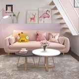  Ghế sofa văng cong đẹp dài 1m9 BT284 Maruata vải nhung giá rẻ 