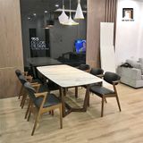  Bộ bàn ghế ăn cho căn hộ chung cư 15-KH6-G43-B92 6 chỗ ngồi 