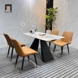  Bộ bàn ghế ăn gia đình xinh xắn 35-BAD4-G6-B5 4 ghế ngồi đẹp 
