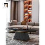  Bàn sofa mặt đá oval sang trọng BSF86 Truckton 1m sảnh chờ 