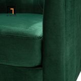  Ghế sofa đơn phòng khách nhỏ gọn DT3 Roxanne màu xanh lá 