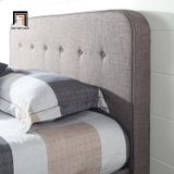  Giường ngủ bọc nệm màu xám ghi GN2 Bierman 1m6 x 2m giá rẻ 