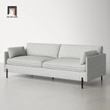  Ghế sofa băng xám trắng BT53 Moab dài 2m1 căn hộ chung cư 