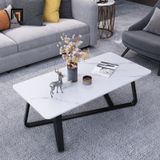  Bàn trà mặt đá chữ nhật giá rẻ BSF1 Crosso 1m x 50 gia đình 