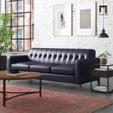  Ghế sofa băng bọc da giả BT173 Cornwall 2m cho văn phòng làm việc 
