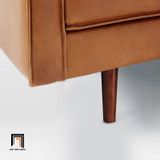  Ghế sofa đơn văn phòng DT74 Roderic da giả ngồi tiếp khách 