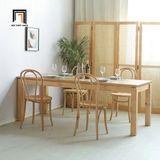  Set bàn ghế ăn gỗ ash 28-KH6-G55-B108 cho gia đình sang trọng 