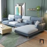  Ghế sofa góc chữ L xinh xắn GT190 Nancy 3m x 1m6 cho gia đình 