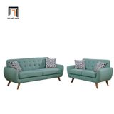  Bộ ghế sofa văn phòng giá rẻ KT38 Eloe vải nỉ bố xinh xắn 
