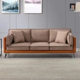  Ghế sofa băng 3 nệm ngồi BT143 Graylon 2m cho căn hộ chung cư 