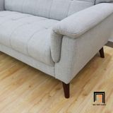  Ghế sofa văng bọc nỉ dài 1m6 BT166 Viola màu xanh lá giá rẻ 