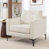  Ghế sofa đơn gia đình sang trọng DT109 Lavoris vải nỉ xanh đậm 