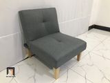  Ghế sofa bed đơn NS01 màu xám đen giá rẻ 