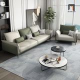  Ghế sofa băng dài 2m2 da giả Pu BT292 Sumatra phối 2 màu đẹp 