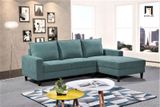  Bộ ghế sofa góc 2m2 x1m6 GT102 Gotfry màu xám đen 