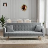  Ghế sofa giường nằm thông minh GB100 Kallaway vải nhung 2m 