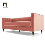  Ghế sofa băng sang trọng 2m1 BT81 Nova vải nhung xanh lá 