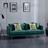  Ghế sofa băng dài 1m9 vải nhung BT74 Raven màu xanh lá 