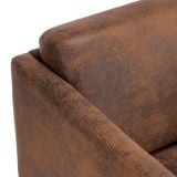  Ghế sofa đơn 1 nệm ngồi DT87 Raionna cho văn phòng da giả 