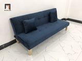  Ghế sofa xanh dương đậm đa năng vải nhung dài 1m7 giá rẻ 