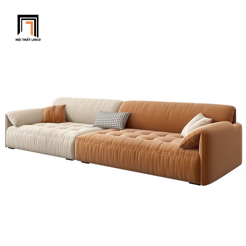  Ghế sofa băng vải nỉ nhung xinh xắn BT323 Ovada 2m6 giá rẻ 