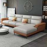  Bộ ghế sofa góc L GT82 Yangchu 3m x 1m6 da công nghiệp 