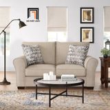  Sofa đơn phòng khách gia đình DT54 Carey ngồi thư giãn xám trắng 