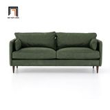  Ghế sofa băng da công nghiệp BT130 Reese 1m9 xanh lá army 