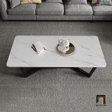  Bàn sofa mặt đá chữ nhật trắng BSF24 Sumee 1m x 50 giá rẻ 