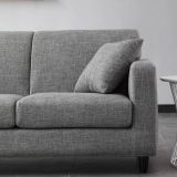  Ghế sofa băng giá rẻ dài 1m9 BT215 Settee màu xám lông chuột 