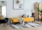  Ghế sofa giường đa năng dài 1m8 GB40 Seattle màu vàng 