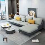  Bộ ghế sofa góc L 3m x 1m6 GT125 Yank phối màu da Pu 