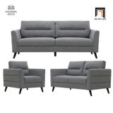  Bộ ghế sofa văn phòng vải nỉ KT20 Liner màu xám lông chuột 