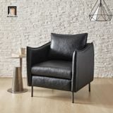  Ghế sofa đơn nhỏ gọn bọc da Pu DT102 Eamor màu nâu giá rẻ 