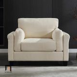  Ghế sofa đơn phòng khách hiện đại DT113 Alans vải nhung đẹp 