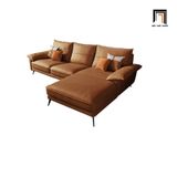  Bộ ghế sofa góc chữ L GT106 Srender 3m x 1m6 màu cam vàng 