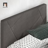  Giường ngủ giá rẻ màu xám than GN26 Bartley 1m6 x 2m nhỏ 