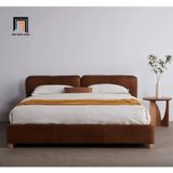  Giường ngủ đẹp cho chung cư GN44 Itotia da công nghiệp nâu 