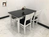  Set bàn ghế ăn giá rẻ 4-KH4-G7-B108-dentrang cho chung cư đẹp 