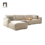  Bộ ghế sofa góc chữ L trắng kem GT144 Bowee 2m9 x 1m6 