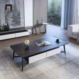  Bàn sofa phòng khách hiện đại BSF8 Camis 1m1 x 55 mặt đá đen 