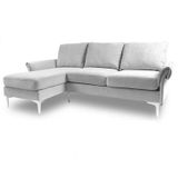  Bộ ghế sofa góc L 2m4 x 1m6 GT32 Reine phong cách hoàng gia 