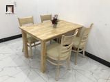  Bộ bàn ăn 4 ghế giá rẻ 1-KH4-G02-B108-go phòng bếp gia đình 