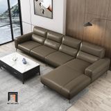  Ghế sofa góc L cao cấp GT268 Nizwa 3m x 1m6 da công nghiệp 