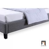  Giường ngủ màu xám vải nỉ GN28 Bilus cho căn hộ chung cư 