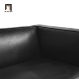  Ghế sofa băng phòng khách chung cư BT132 Goyette 2m màu đen 