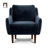  Ghế sofa đơn thư giãn DT21 Rory vải nhung xanh đậm giá rẻ 