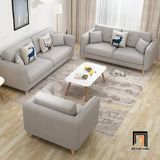  Bộ ghế sofa văn phòng giá rẻ KT92 Hanna màu xám ghi trắng 