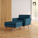  Ghế sofa đơn 1 nệm ngồi cho văn phòng DT42 Messinger xanh dương 